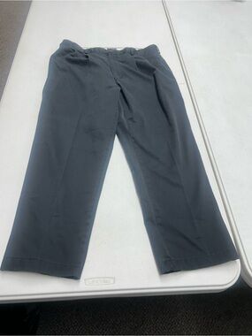 Lands End 36x30 Classic Straight Leg Dress Pants - Charcoal